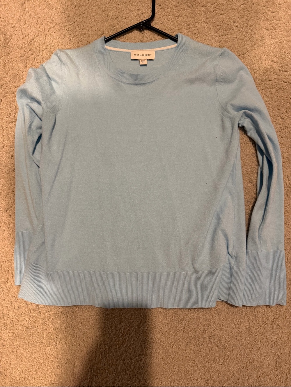 Free Assembly Light Blue Crewneck Sweater